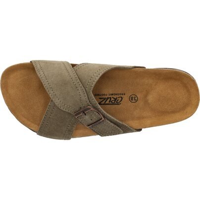 Moteriškos šlepetės CRUZ Tellian W Leather Cork Sandal 