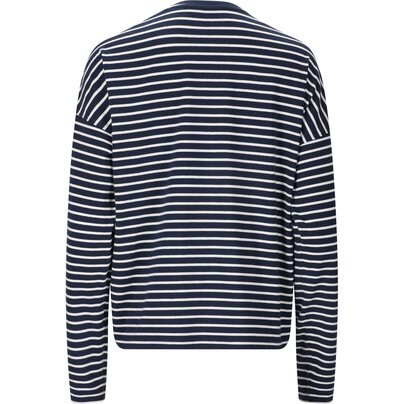Moteriški marškinėliai CRUZ Bellbird W Striped L/S T-Shirt 