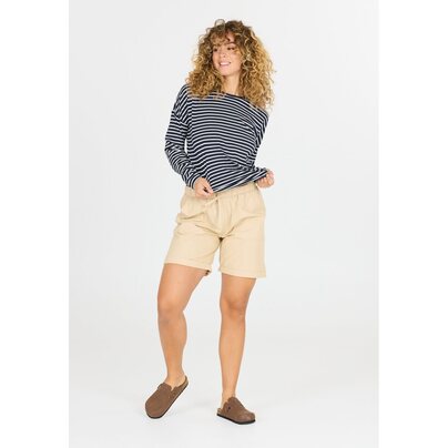 Moteriški marškinėliai CRUZ Bellbird W Striped L/S T-Shirt 