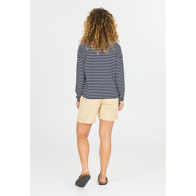 Moteriški marškinėliai CRUZ Bellbird W Striped L/S T-Shirt 