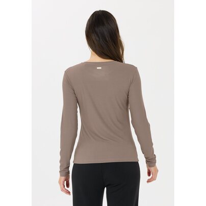 Moteriški marškinėliai ATHLECIA Tinashe W Rib L/S Tee  