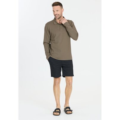 Vyriški polo marškinėliai NOU Harrold M LS Polo Shirt - Smokey Olive  2