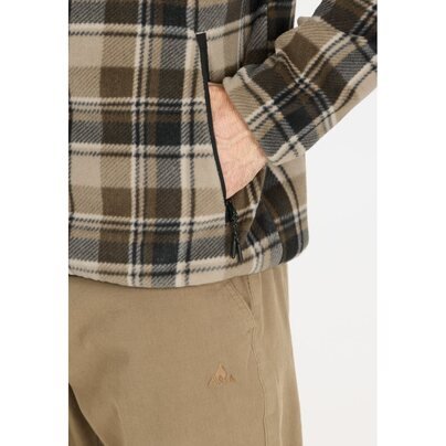 Vyriškas flisinis džemperis WHISTLER Astrali M Checked Fleece Jacket - Teak 2