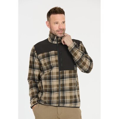 Vyriškas flisinis džemperis WHISTLER Astrali M Checked Fleece Jacket - Teak 3