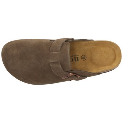 Moteriškos šlepetės - NOU Corwin W Leather Cork Clog  3