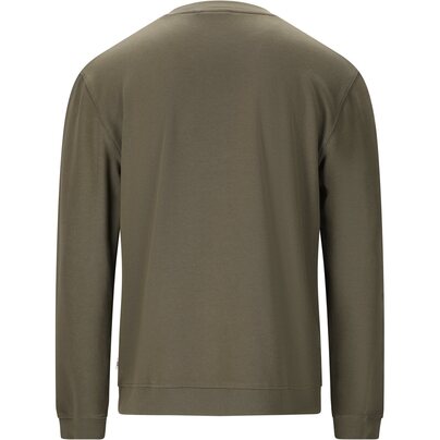 Vyriškas sportinis džemperis NOU Wiseman M Graphic Crew Neck - Smokey Olive  1