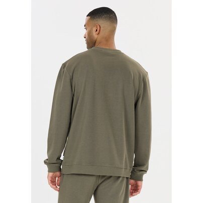 Vyriškas sportinis džemperis NOU Wiseman M Graphic Crew Neck - Smokey Olive  3