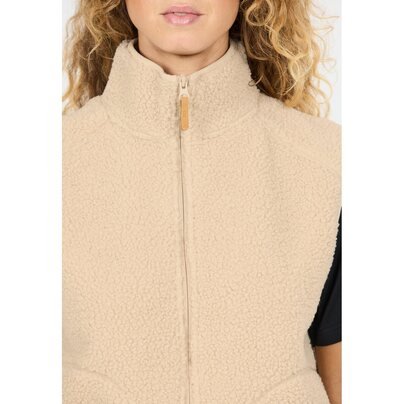Moteriška flisinė liemenė WHISTLER Pioneer W Teddy Fleece Vest - Oatmeal  2