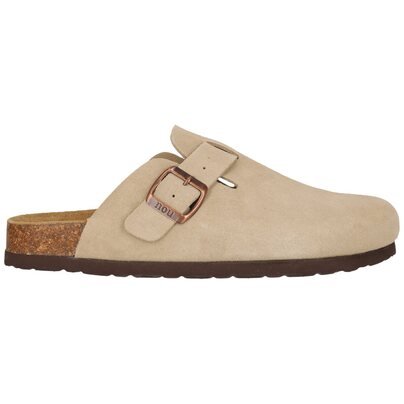 Moteriškos šlepetės - NOU Corwin W Leather Cork Clog  1