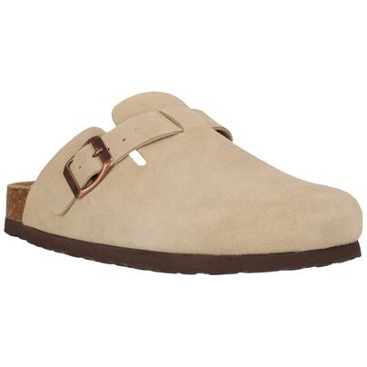 Moteriškos šlepetės - NOU Corwin W Leather Cork Clog 