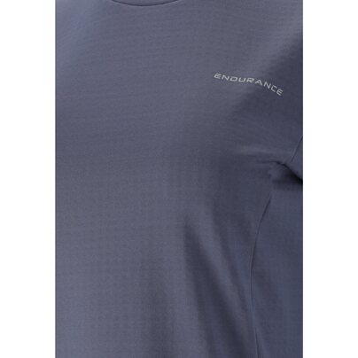 Moteriški marškinėliai  ENDURANCE Leah W Waffle Melange Loose Fit Tee 