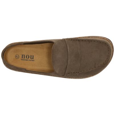 Vyriškos šlepetės - NOU Emilio M Leather Cork MOC V2  2