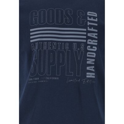 Vyriški marškinėliai CRUZ Blueville M Printed S/S T-Shirt 