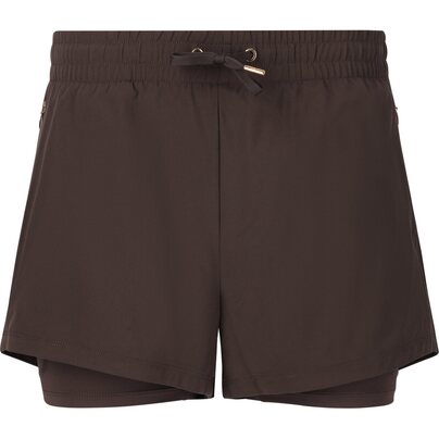 Moteriški šortai ATHLECIA Timmie V2 W 2-in-1 Shorts - Shale 