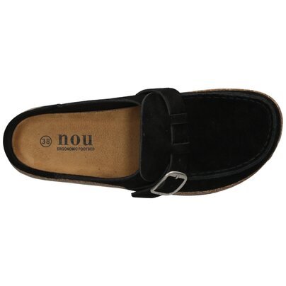 Moteriškos šlepetės - NOU Emilian W Leather Cork MOC V2  2