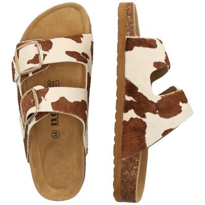Moteriškos šlepetės - NOU Reina W Leather Cork Sandal  3
