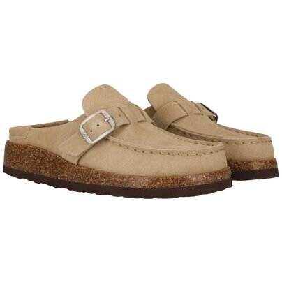 Moteriškos šlepetės - NOU Emilian W Leather Cork MOC V2  4