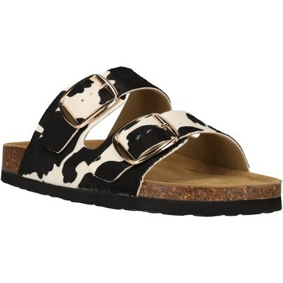 Moteriškos šlepetės - NOU Reina W Leather Cork Sandal 