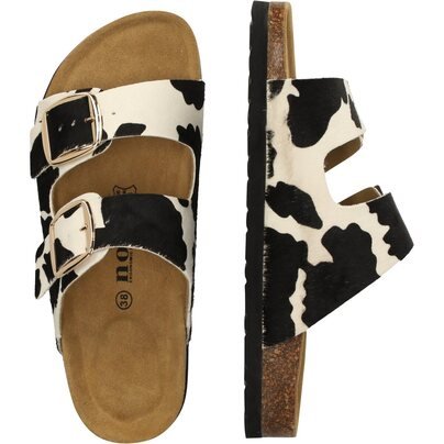 Moteriškos šlepetės - NOU Reina W Leather Cork Sandal  4