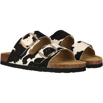 Moteriškos šlepetės - NOU Reina W Leather Cork Sandal  3