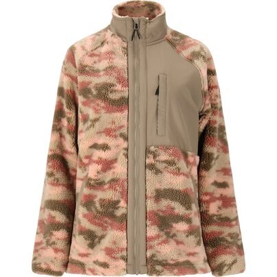 WHISTLER Ellison W Printed Teddy Fleece Jacket - Burlwood (36)