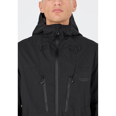 Vyriška striukė WEATHER REPORT Harbor M Rain-Tech Jacket W-PRO 20000 - Black  2
