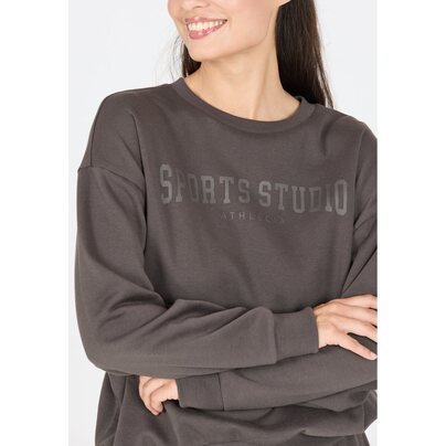 Moteriškas džemperis ATHLECIA Giannis W Crew Neck - Dark Concrete  2