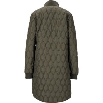 Moteriška striukė WHISTLER Nellye W Long Quilted Jacket - Black Ink  1