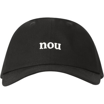 Moteriška kepuraitė su snapeliu NOU Derrida Cap - Black (One size)