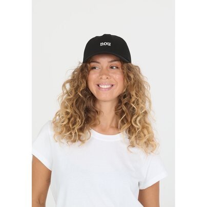 Moteriška kepuraitė su snapeliu NOU Derrida Cap - Black (One size) 3