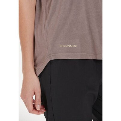 Moteriški marškinėliai ENDURANCE: Siva W S/S Tee