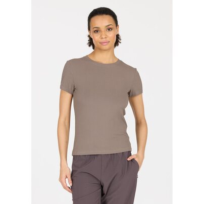 Moteriški marškinėliai ATHLECIA Tinashe W Rib S/S Tee 
