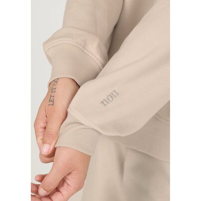Moteriškas džemperis NOU Vacay W Crew Neck - Nou Sand  3