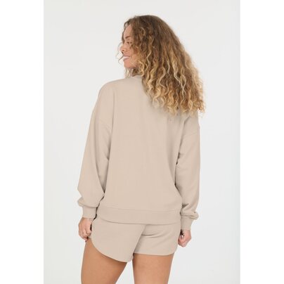 Moteriškas džemperis NOU Vacay W Crew Neck - Nou Sand  5