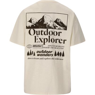 Moteriški marškinėliai WHISTLER Kunta W S-S T-shirt - Gardenia  2