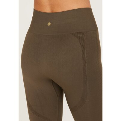 Moteriškos tamprės ATHLECIA: Nagar W Seamless Tights - Olive 