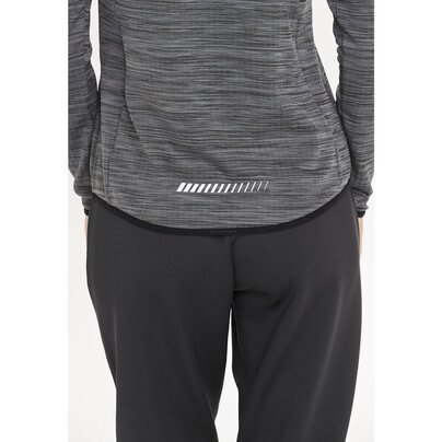 Moteriški marškinėliai ilgomis rankovėmis ENDURANCE Leah W Waffle Melange Loose Fit Tee 
