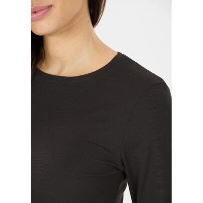 Moteriški marškinėliai ATHLECIA Tinashe W Rib L/S Tee