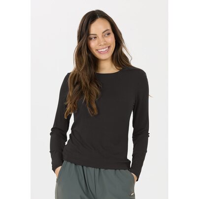 Moteriški marškinėliai ATHLECIA Tinashe W Rib L/S Tee