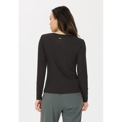 Moteriški marškinėliai ATHLECIA Tinashe W Rib L/S Tee