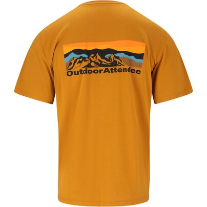 Vyriški marškinėliai WHISTLER Saloma M S-S T-shirt - Buckthorn Brown  1